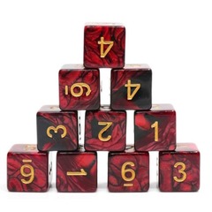 12 piece D6s - Joker's Wild